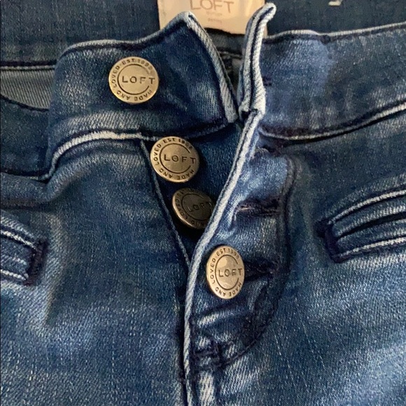 Loft modern skinny ankle jeans - Picture 8 of 16